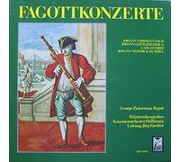 George Zukerman - Fagottkonzerte von J.Ch.Bach, H.G.Graun, C.Stamitz, J.N.Hummel [2x Vinyl LP]