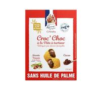 GEORGELIN - Céréales Croc'Choc Pâte à Tartiner Noisette Cacao LUCIEN | Savoureux et onctueux | Idéal pour le petit déjeuner | la boite de 375g | LOT DE 3