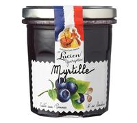 GEORGELIN - Confiture myrtille sauvage LUCIEN | Saveur onctueuse et gourmande | Idéale pour le petit déjeuner | le pot de 320 g | LOT DE 4