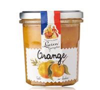 GEORGELIN - Confiture orange cuite au chaudron LUCIEN | Saveurs authentiques et onctueuses | Idéale pour le petit-déjeuner | le pot de 320 g | LOT DE 4