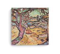 Georges Braque 1906, L'Olivier Près De L'Estaque (L'olivier près de L'Estaque) Poster Impression sur toile Œuvres d'art Idée cadeau Esthétique sans cadre 40 x 40 cm