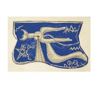 Georges Braque Peinture murale sur toile pour salon, chambre à coucher, bureau, décoration cadeau (sans cadre, 20 x 30 cm)