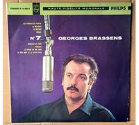 Georges Brassens - Philips B 76.488 R - Georges Brassens - n° 7 : Les Funérailles d'antan, Le mécréant, Le Bistrot, L'orage, Embrase-les tous, Pénélope, Le verger du roi Louis, Le père Noël et la petite fille - Disque vinyle 33t de 25cm (et non CD).