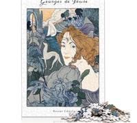 Georges De Feure Nouveau Puzzles Imposible,desafío for Adults Entretenimiento Creativo 1000 Piezas Obra De Arte De Juego De Para Adultos, Regalos A Partir De 14 Años 1000pcs (38x26cm)