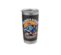 George's Garage Hotrod Car Design pour le nom George Gobelet isotherme en acier inoxydable double paroi