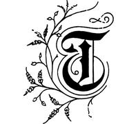 Georges Lalo 40020T Set sceau à vis carré avec Manche en bois vernis