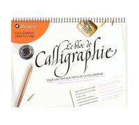 Georges Lalo Brause - Bloc calligraphie A3 50 feuilles lignées 90 g crème, guides et reliure spirale