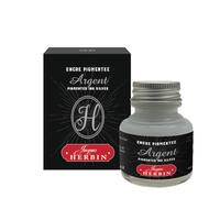 Georges Lalo – Flacon d'encre pigmentée décorative – 30 ml – Argent