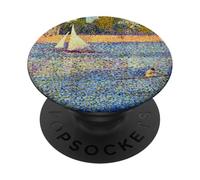 Georges Seurat - La Seine à La Grande-Jatte PopSockets PopGrip Adhésif