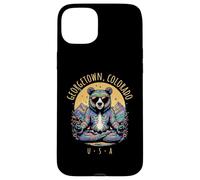 Georgetown Colorado Ours Abstrait Chill Zen Yoga Design Coque pour iPhone 15 Plus