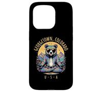 Georgetown Colorado Ours Abstrait Chill Zen Yoga Design Coque pour iPhone 15 Pro