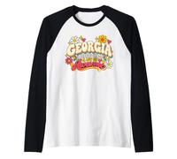 Georgia A Little Chaos A Lot of Awesome Retro Name Manche Raglan