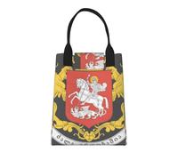 Georgia Emblème National Imprimé Unisexe Sac À Repas Isotherme Parfait Pour Travail Pique-Niques Voyage Randonnée Femmes Hommes Adultes Enfants