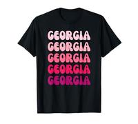 Georgia First Name Minimalist Design T-Shirt