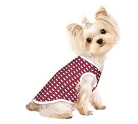 Georgia FlagPrint T-shirt sans manches pour chiens et chats doux et extensible pour intérieur et extérieur