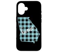 Georgia Home Motif à Carreaux Coque pour iPhone 16