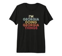 Georgia Name Georgia Personalized Name First Given T-Shirt Haut de Gamme