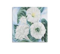Georgia O'Keeffe Artiste Moderniste Artiste Peintre 《Flower》Affiches d'œuvres d'art sur toile esthétique décoration de cinéma musique pour salon, chambre à coucher, 70 x 70 cm, style sans cadre