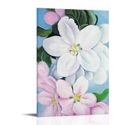 Georgia O'Keeffe Poster imperméable à l'eau pour la maison, résistant à l'humidité, facile à installer et résistant à la décoloration, style cadre, 50 x 75 cm