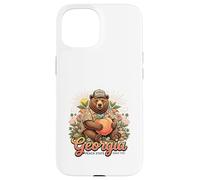 Georgia Peach Bear Breloque du Sud Style Nature Coque pour iPhone 15