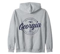 Georgia Peach State Vintage Pride Sweat à Capuche