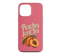 Georgia Peaches Thé glacé rétro Motif Souvenir de Fruits Coque pour iPhone 13 Pro Max