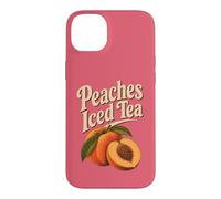Georgia Peaches Thé glacé rétro Motif Souvenir de Fruits Coque pour iPhone 14 Plus