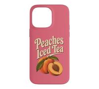 Georgia Peaches Thé glacé rétro Motif Souvenir de Fruits Coque pour iPhone 14 Pro Max