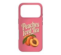 Georgia Peaches Thé glacé rétro Motif Souvenir de Fruits Coque pour iPhone 17 Pro