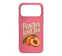 Georgia Peaches Thé glacé rétro Motif Souvenir de Fruits Coque pour iPhone 17 Pro Max