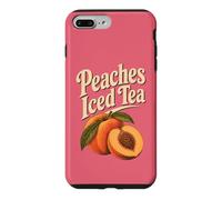 Georgia Peaches Thé glacé rétro Motif Souvenir de Fruits Coque pour iPhone 7 Plus/8 Plus