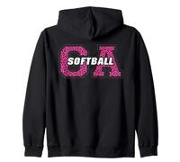 Georgia Softball Vintage Rose Animal Style GA State Art Sweat à Capuche