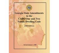 Georgia State Amendments to the CABO One and Two Family Dwelling Code