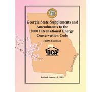 Georgia State Supplements and Amendments to the 2000 International Energy Conservation Code