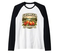 Georgia The Peach State Souvenir Souvenir géorgien Manche Raglan