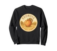 Géorgie Est. 1788 Fierté Vintage de l'État de la Pêche Sweatshirt