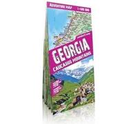 Géorgie, Géorgie 1:400 000 carte touristique, carte de randonnée