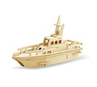 Georgie Porgy 3D Puzzle en Bois Lifeboat Modèle Woodcraft Kit de Construction Enfants Jouet (JP294 Lifeboat 34pcs)