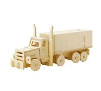 Georgie Porgy JP245 Lot de 38 puzzles en bois 3D pour enfants Motif camion