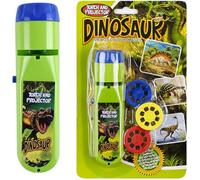 Georgie Porgy Lampes de Poche Projecteur Les Enfants Projecteur Jouets pour Mur Plafond Tente Éducatif Ensemble Scientifique (Dinosaure)