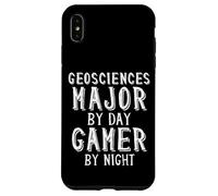 Geosciences Major by Day Gamer by Night Student Geo Science Coque pour iPhone XS Max