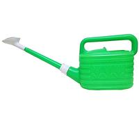 Geosism & Nature Arrosoir Japonais en Plastique Vert avec Rose en métal pour Plantes et bonsaï, 4 lt