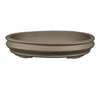 Geosism & Nature Pot à bonsaï Ovale en grès 55,5x40x5x8,5 cm - GL1a