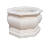 Geosism & Nature Puits en Pierre (marbre Blanc de Vérone) pour Jardin, 115x115xh80 cm (PO02)