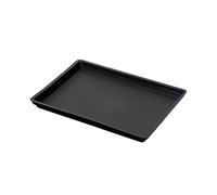 Geosism & Nature Soucoupe Japonaise en Plastique à Bords Droits pour bonsaï, 19 x 13 x 1,2 cm, Usage intérieur - D6