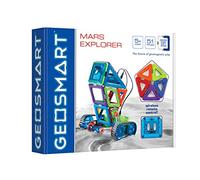 GeoSmart - Jeu de Construction Magnétique - Jeu de Réflexion Educatif - Crée Ton Robot Explorateur de Mars - Développe Ton Imagination - 51 Pièces - pour Enfants à Partir de 5 Ans