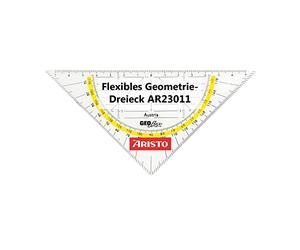 GEOtec GEOflex Équerre géométrique en plastique 16 cm Transparent