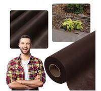 Geotextile/Agrotextile contre les mauvaises herbes, toile de paillage, épais, marron 150g 1,6m x 40m