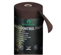 Geotextile/Agrotextile contre les mauvaises herbes, toile de paillage, épais, marron 150g 1,6m x 50m
