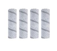 Geoviizon Lot de 4 rouleaux de nettoyage lavables en nylon haute densité 2.0 pour aspirateur Deebot X9 Pro Omni/X8 Pro OMNI/T80 OMNI/X11 Omni Cyclone/X11 Pro Omni